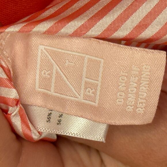 Veronica Beard Orange Single Button Notched Lapel Casual Blazer Size 8 - Picture 6 of 9